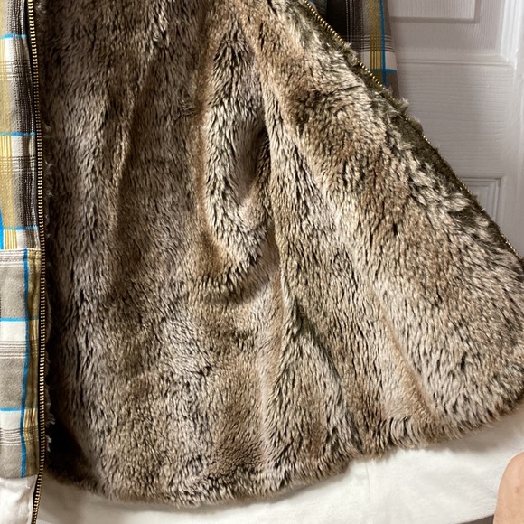 Youth O’Neill Fur Lined Zip Up HoodedJacket, Large - Picture 8 of 10